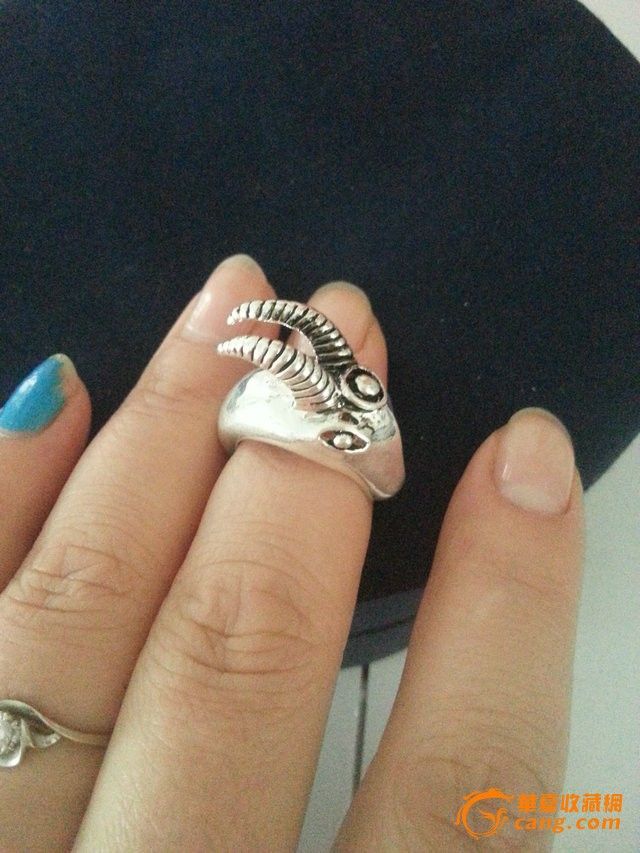 925银羊头戒指_925银羊头戒指价格_925银羊