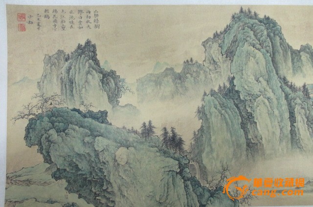 陈少梅的九江山水画
