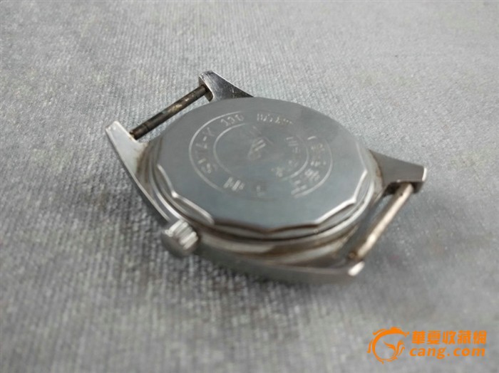 上海秒表厂钻石牌全钢防震机械老手表,功能正