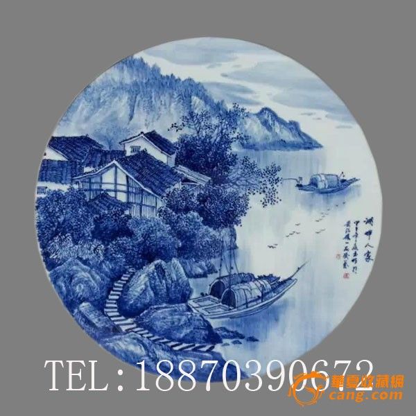 定制陶瓷瓷板 青花瓷片定做厂家_定制陶瓷瓷板