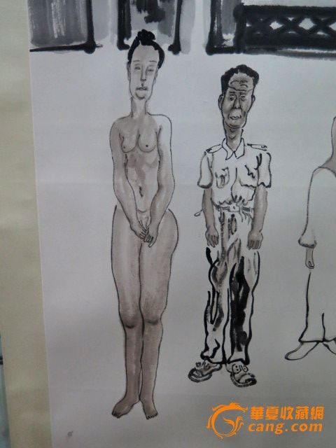 人物镜心画一幅_人物镜心画一幅价格_人物镜心画一幅图片_来自藏友金铃藏古阁_字画_地摊交易_华夏收藏网 cang.com