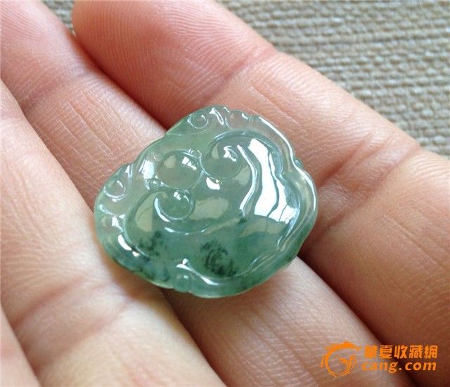 【玉泉文玩 】A990-七八十年代老坑冰种翡翠玉