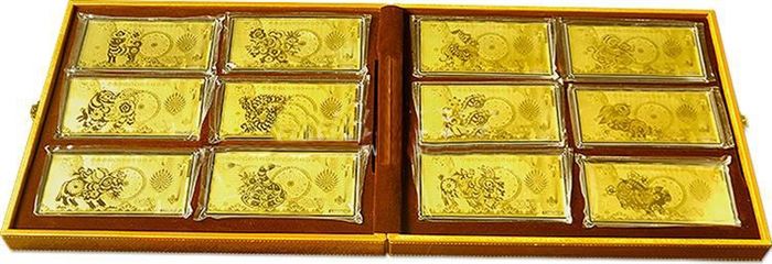 十二生肖纯银金钞 999纯金银_十二生肖纯银金