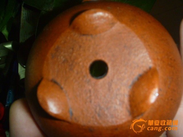 紫砂带狮子头的香炉 下面还有个孔 造型好看包