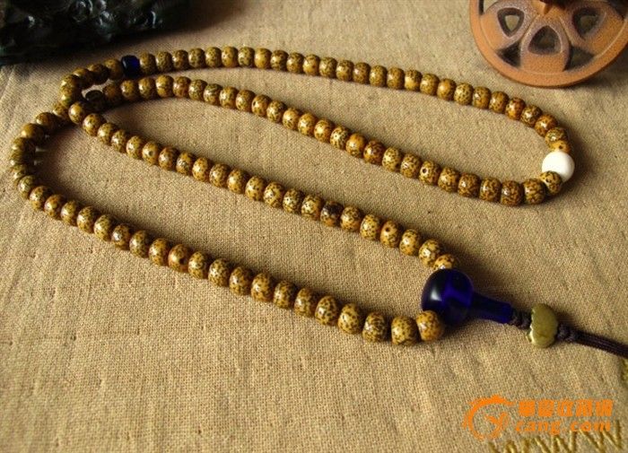 极品奶油老星月菩提桶珠配极品老砗磲 老计数