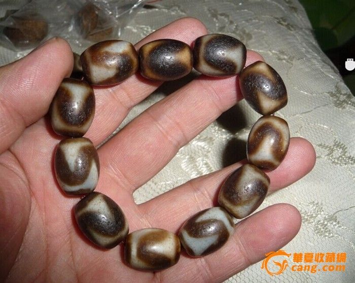 虎牙天珠手串_虎牙天珠手串价格_虎牙天珠手串图片_来自藏友清云轩_珠宝_地摊交易_华夏收藏网 cang.com