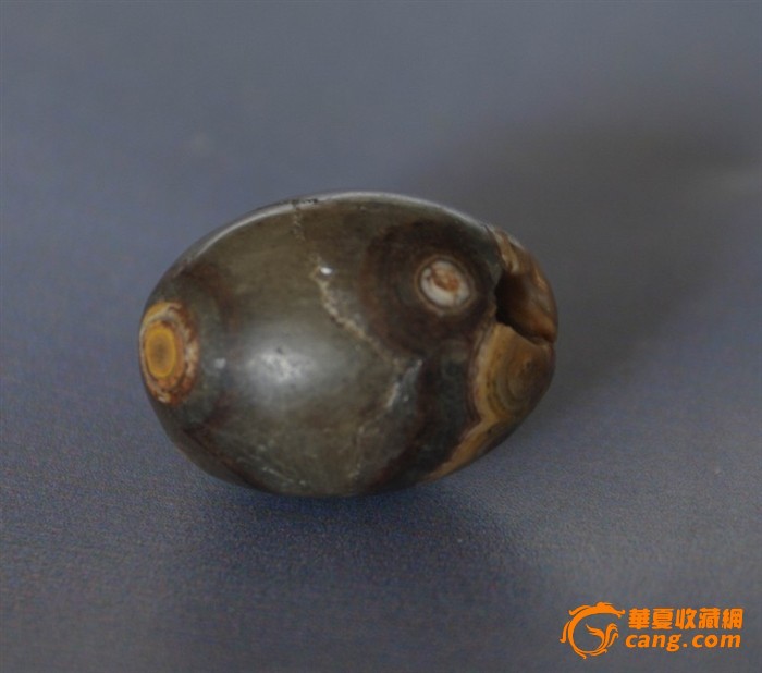 九眼石页岩千年老天珠