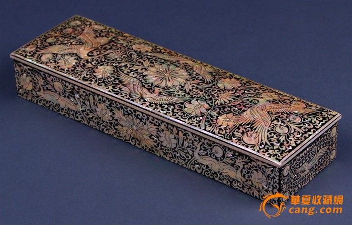 出口创外汇时期螺钿细工凤凰纹盒_出口创外汇时期螺钿细工凤凰纹盒价格_出口创外汇时期螺钿细工凤凰纹盒图片_来自藏友慕古斋斋主_杂项_地摊交易_华夏收藏网 cang.com