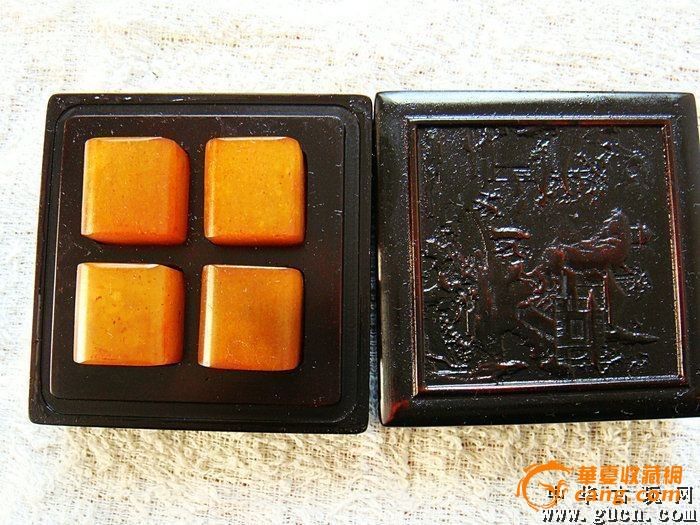 清代老田黄印章一套_清代老田黄印章一套价格