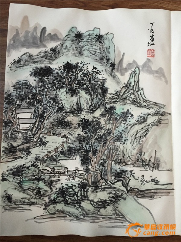 黄宾虹山水图册页