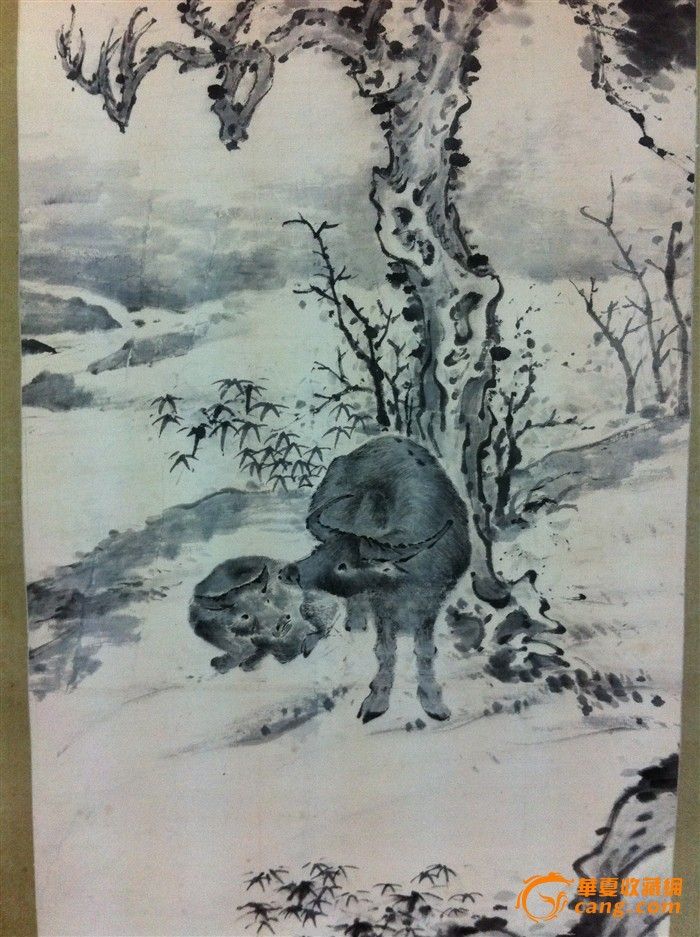 冯超然水牛春耕图_冯超然水牛春耕图价格_冯