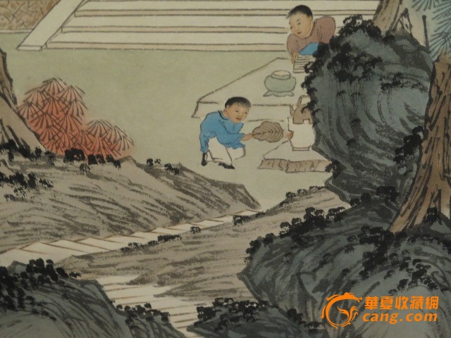 溥心畲山水画