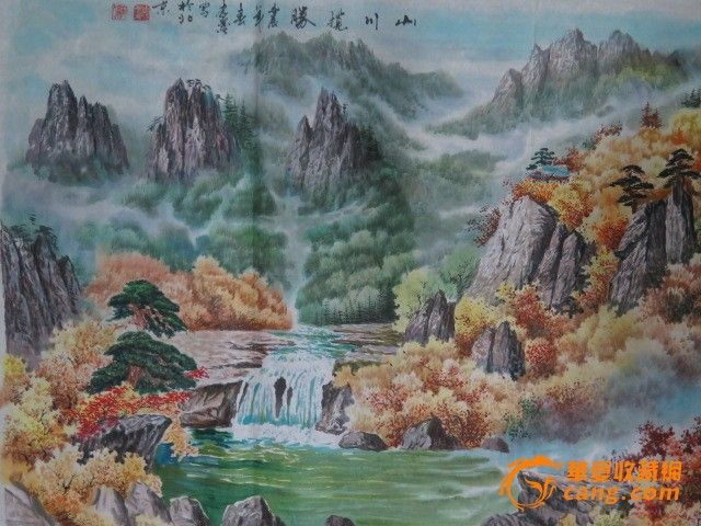 李墨山水画_李墨山水画价格_李墨山水画图片_来自藏友鸿宝阁古玩2_字画_地摊交易_华夏收藏网 cang.com