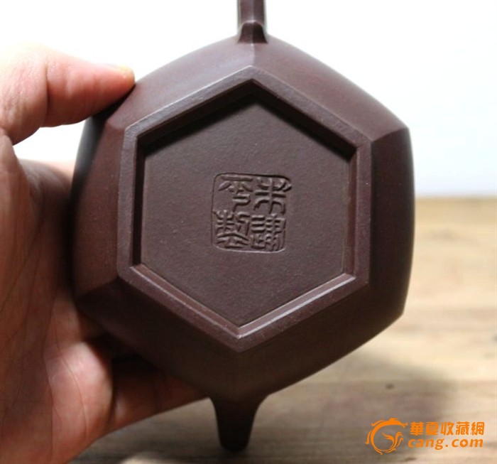 工艺师朱建平全手工六方紫砂壶