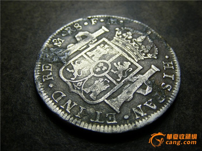 原装包浆 1797年西班牙双柱大银元一枚(不议价