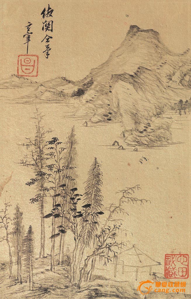 董其昌山水画