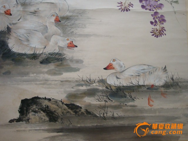 胡振-六尺中堂-花鸟