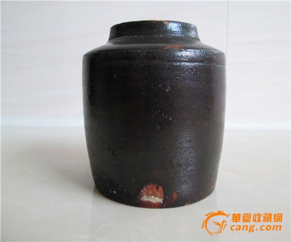 全品黑釉罐