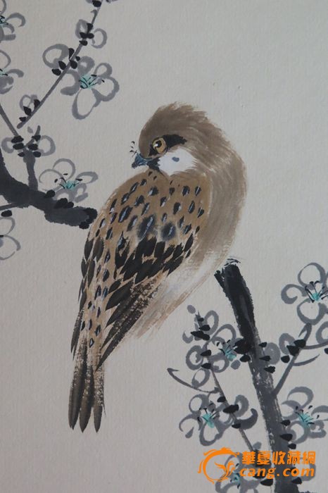 高奇峰花鸟画立轴