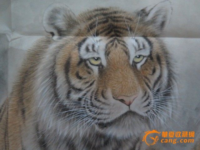 冯大中<em>雌雄</em>伏虎<em>画心</em>_冯大中<em>雌雄</em>伏虎<em>画心</em>价格