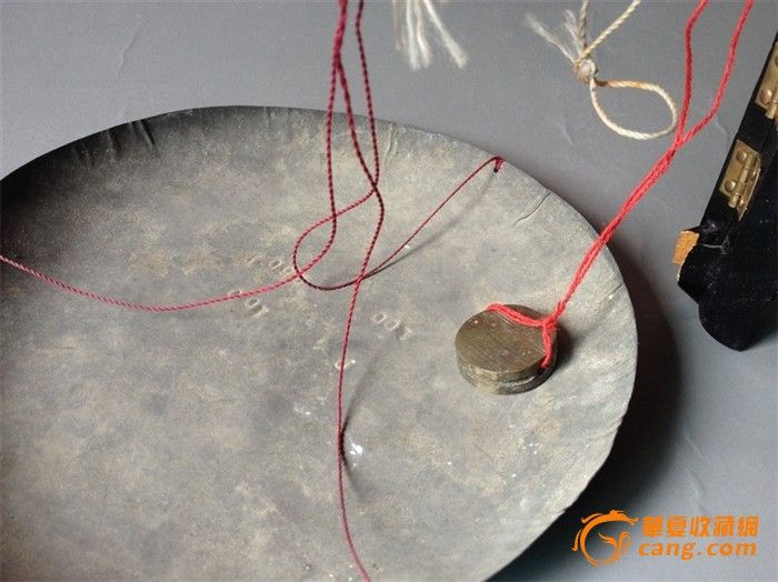 民国时期铜盘骨称,旧时称金银细软用称_民国时
