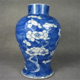 光绪青花冰梅瓶