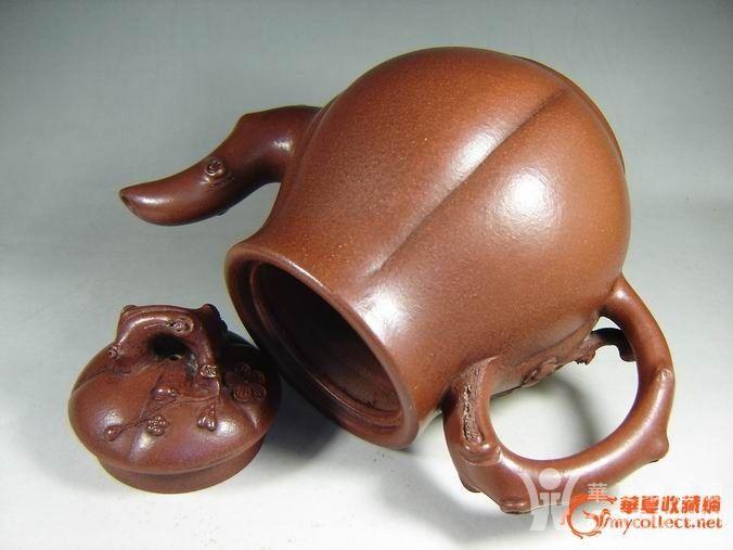 砂料特棒的老泥紫砂壶*碧芳早期作品*470cc大品梅花壶