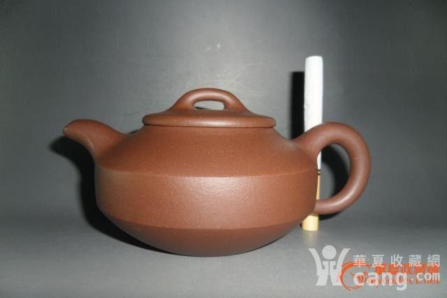 底款:徐立制壶/汉扁壶◢宜兴紫砂