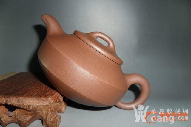 底款:徐立制壶/汉扁壶◢宜兴紫砂
