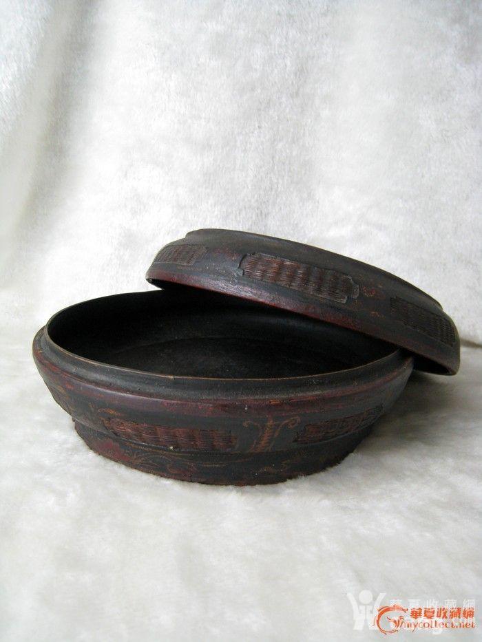 清代 漆器彩绘果糖捧盒