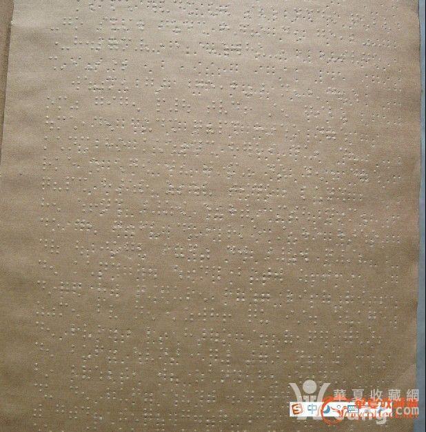 "红楼梦"盲文图书