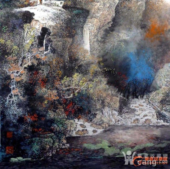 王辉六尺山水作品