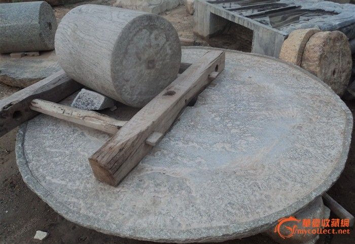 碾盘图片,古代碾盘,牛拉碾子图片(第3页)_大山谷图库