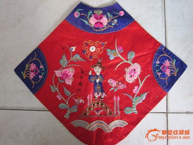 清代指日高升肚兜