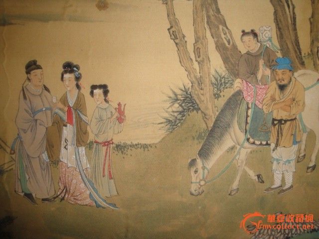 古代送行,古代人物卡通,古代房屋_大山谷图库