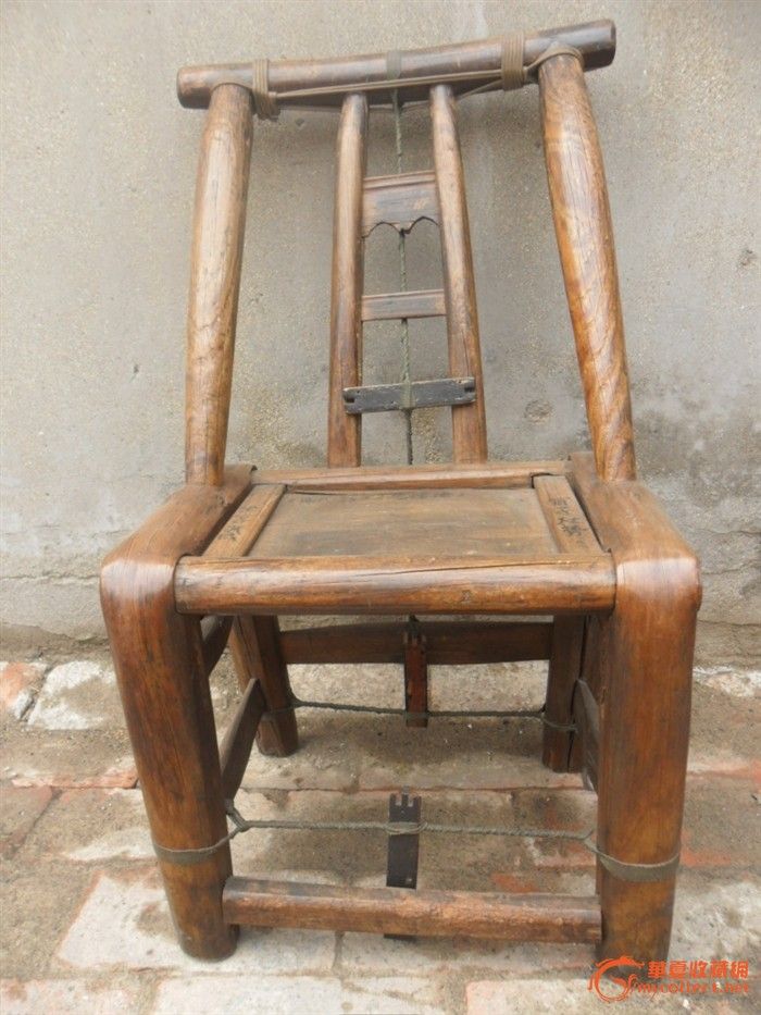 清代晚期的包老竹椅子