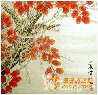 【送礼佳品】画家张永权 十二生肖工笔画之蛇系列