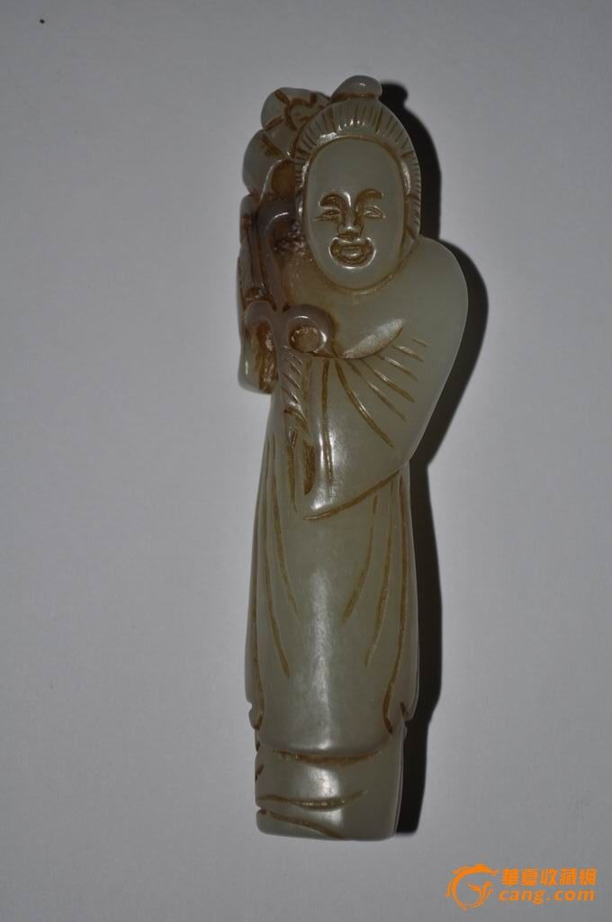 清代玉仕女_清代玉仕女价格_清代玉仕女图片_来自藏友有取有舍_玉器