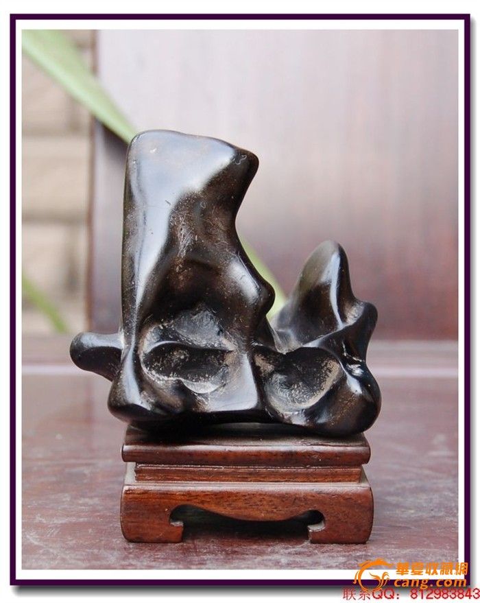 天然贵州奇石墨金玉1 精致小品石摆件 手把件玉石