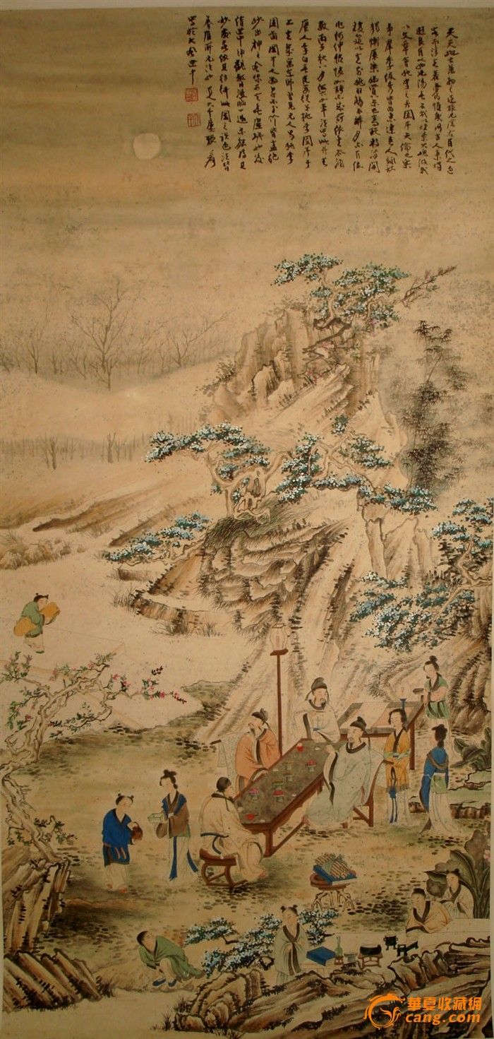 张大千【西园雅集图】