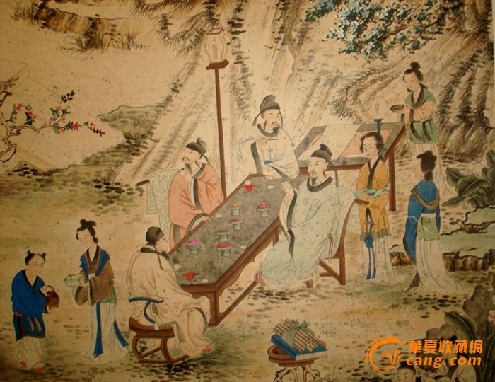 张大千【西园雅集图】