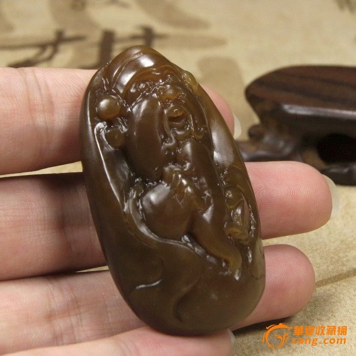和田玉 糖玉挂件 财神_和田玉 糖玉挂件 财神价格
