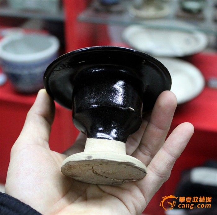 北宋定窑燕川窑黑釉行炉---完整全品