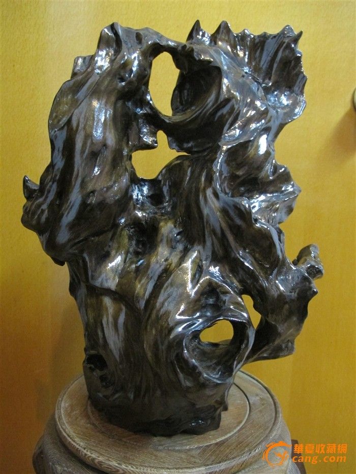 金丝楠阴沉(乌木)自然摆件098