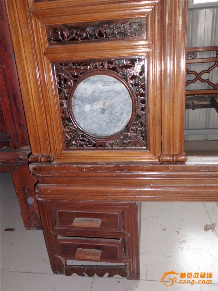 苏工红木小开门架子床