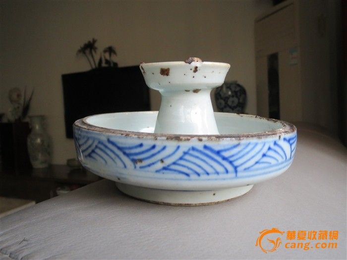 清代青花灯盏图片,清代青花瓷盘,宋代灯盏_大山谷图库