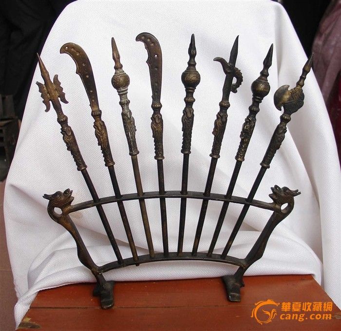 老铜兵器架_地摊交易_华夏收藏网