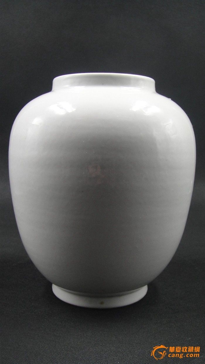 清代白釉罐