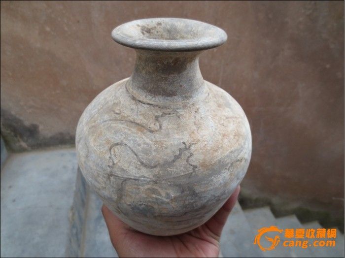 汉代瓦瓶,汉代瓦当,汉代青铜瓶_大山谷图库