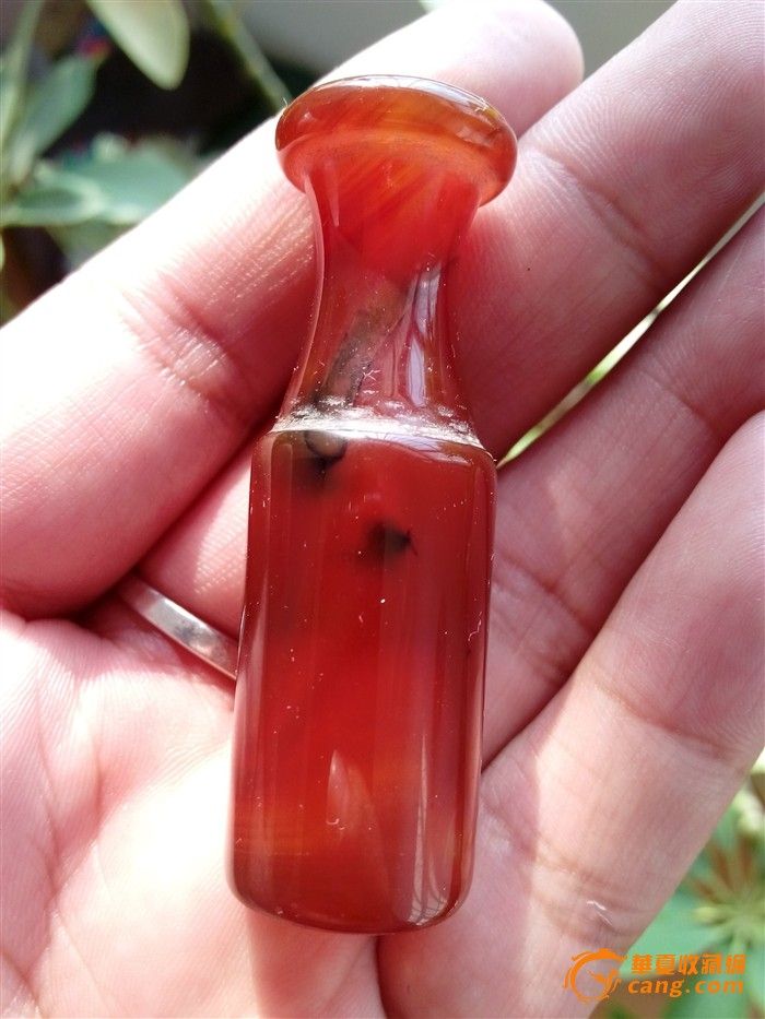 清代红玛瑙烟嘴